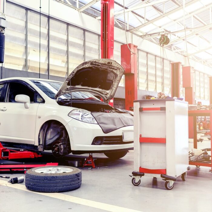 utleie av bilverksted