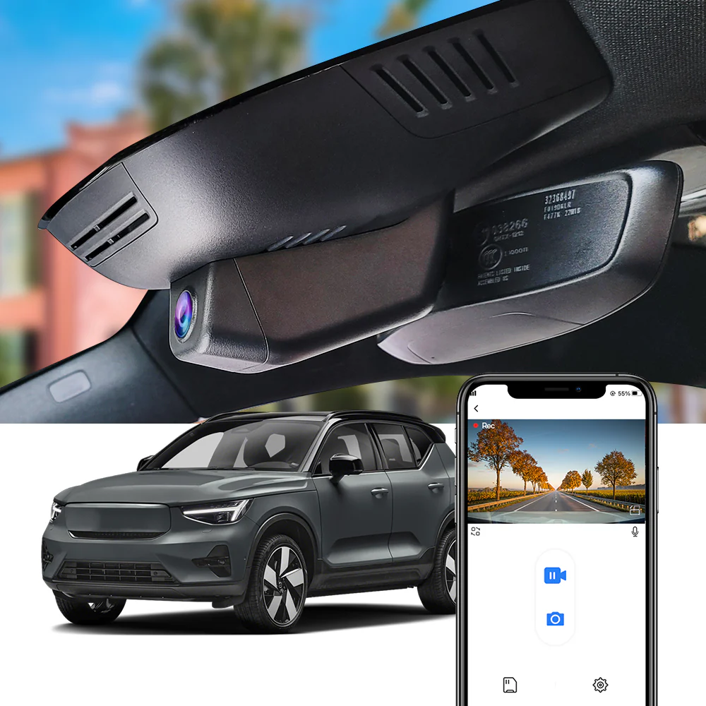 Volvo ex40 dash cam fitcamx