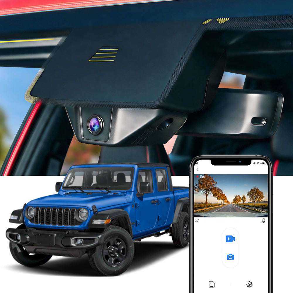 FITCAMX dashkamera – Jeep Gladiator 2024–2026