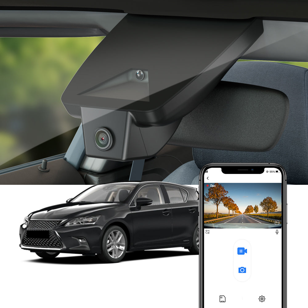 FITCAMX dashkamera – Lexus CT200h 2018–2021