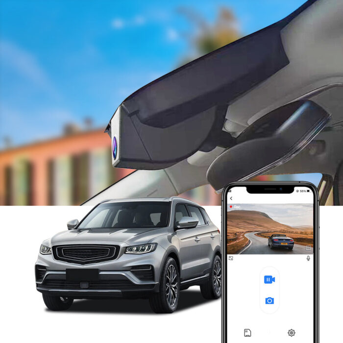 FITCAMX dashkamera – Geely Atlas Boyue Pro 2020–2023
