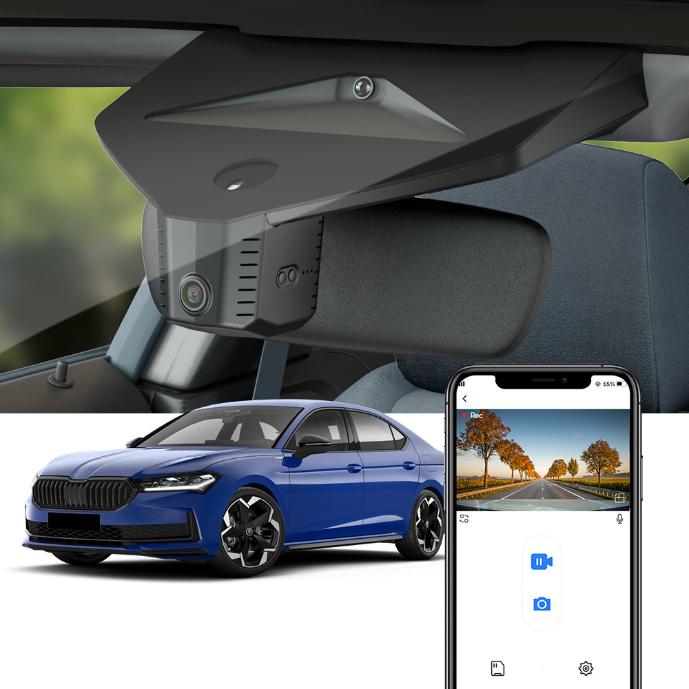 FITCAMX dashkamera – Škoda Superb 2024 2025